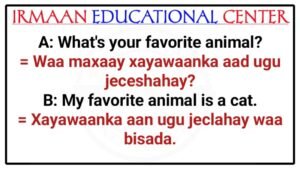 JUMLADO FASIRAN, WADAS SHEEKEYSI FASIRAN IYO ERAYO FASIRAN