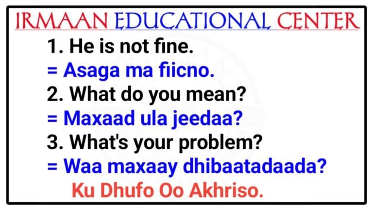 JUMLADO FASIRAN OO KOOBAN.