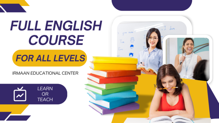 FULL ENGLISH COURSE FOR ALL LEVELS